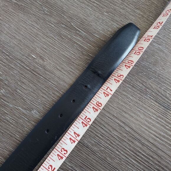 Roundtree & Yorke Black Full Grain Cowhide Belt 46 - Picture 7 of 8